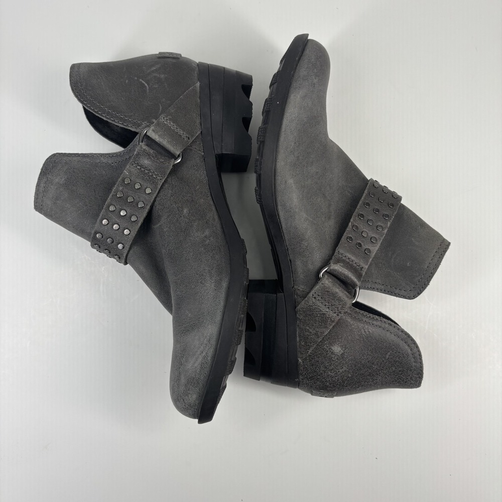 Sorel Lolla II Women's US 7 Quarry Grey Waterproof Leather Studded Ankle Boots - Picture 5 of 16